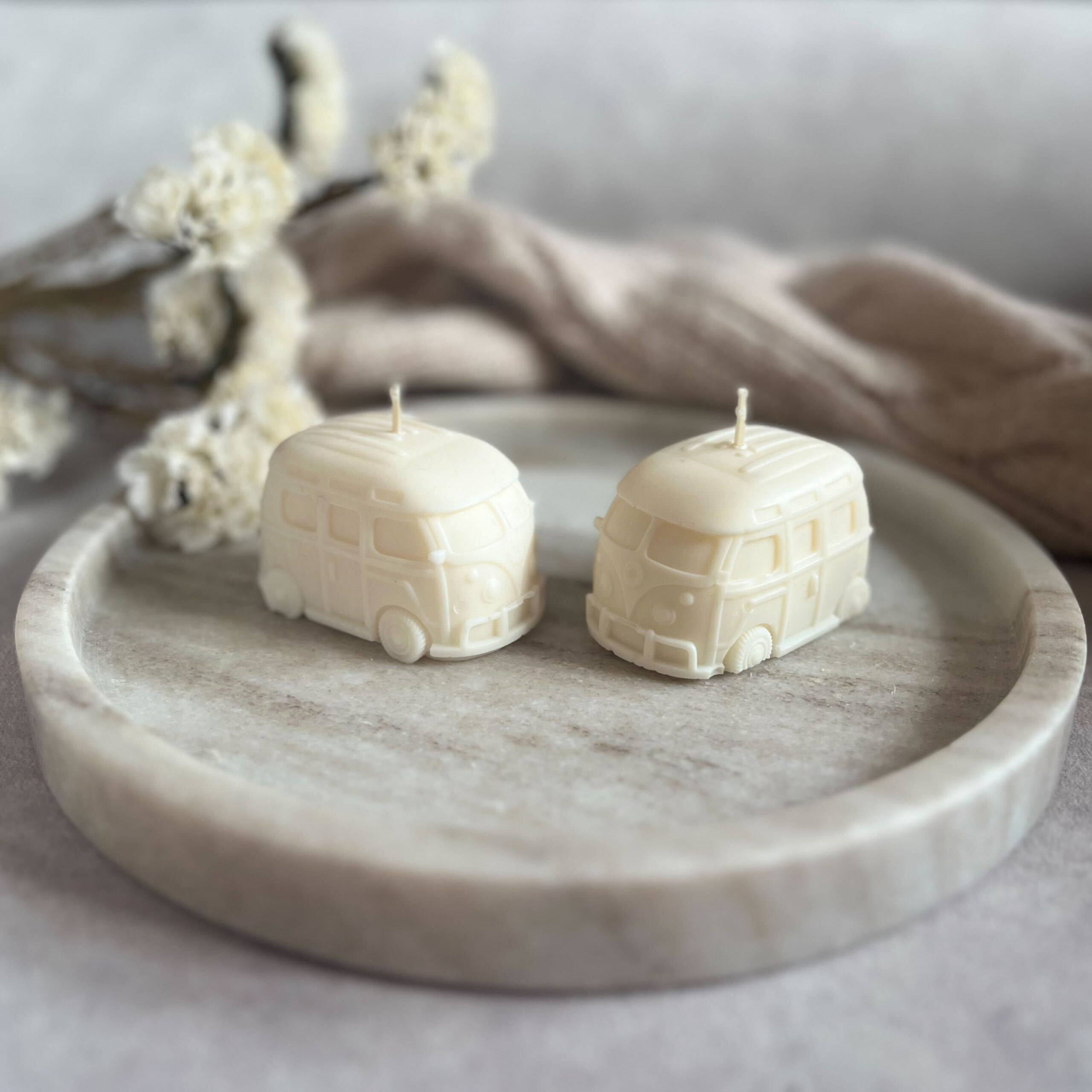 Wolnostojąca Świeca Sojowa - Kamper